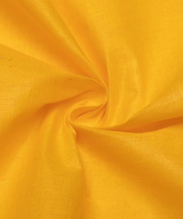 Yellow Colour Plain Cotton Lining Fabric
